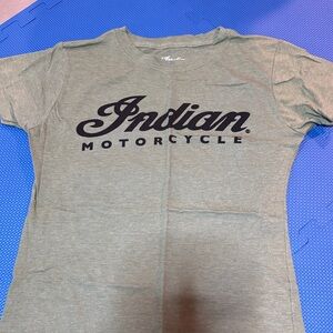 Indian Motorcycle Women's Green Short Sleeve Tee